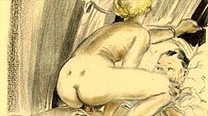 Vintage Erotic Drawings from Retro Anime Hentai