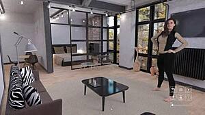 why does this wife dive into cartoon brothel debauchery for cum?