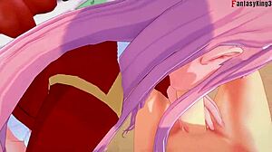 Zero two rides darling hard in pov sex scene from franxx anime