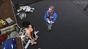 cristina, are you ready to get fucked by two mechanics in the workshop?