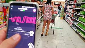 Martinasmith, are you squirting at the mall? Public fingering action!