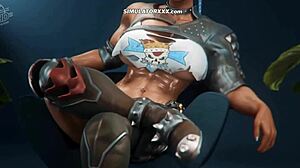 Playing Mei’s personal trainer simulator with wild anime action.