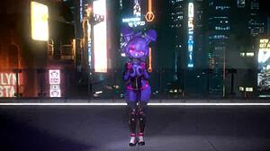 Bonnie FNF Bonfie dances in Kpop-Queencard style