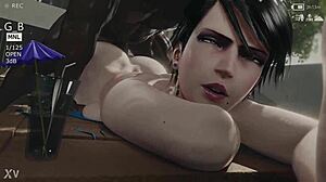 bayonetta super combo... creampie blowjob in 3d anime hentai