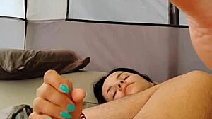 Embracing the emotional rise and grind morning session with big booty babe's ass shaking