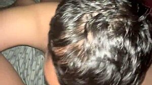 Bisexual Peruvian twink fucks fat shemale in homemade Latino gay porn with dirty talk