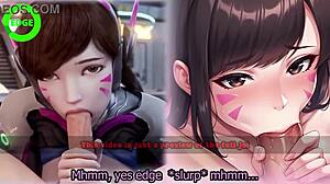 d va edging game with femdom submissive endings