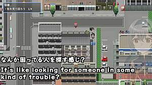 Crossdressing Character Flashes Outdoors In Anime Hentai Game Streaming