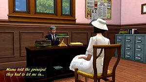 Sims 4 parody: SHEMALE MILF GROUP FUCKS in FOREST