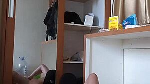 Why does this sexy shemale play anal with dildo?