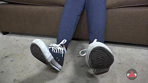 Submissive Model Shows Her Ass Close Up