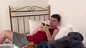 i watch novinho take big cock in ass with toys, lucas 100