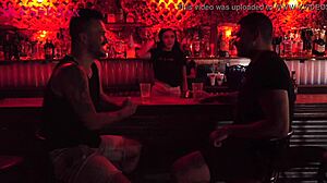 straight male discovers a surprise from his gay friend at the gloryhole.