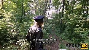 i serve4k in uniform pov car sex with czech guy