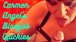 catgranny in cosplay sucks batman's cock like a mature milf