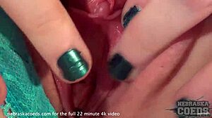 Ginger bbw pawg chick tries masturbating on camera for the first time