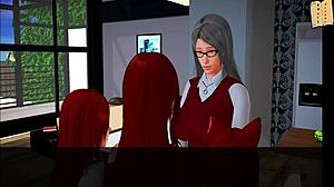 my new family episode 296 with erotic cartoon milf