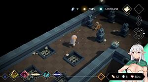 Forced to marry the giant man in escape dungeon? Big dick deflowers and cums in womb.