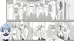 Manga style witch guild in animated hentai