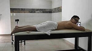 Big Ass Latina Masseuse Deepthroats During Massage!