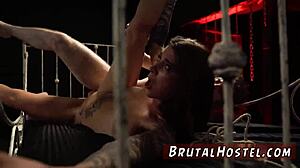 Bound Brazilian teen's exciting ass adventure.