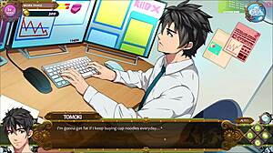 Will the sexy Japanese model spank and tease the bodybuilder boss during hot oil massage?