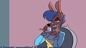 Two Girls With Big Tits Share One Bed In Anime Hentai Cartoon