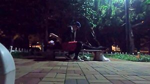 During a park run, I met a hung emo twink and we had public blowjob sex