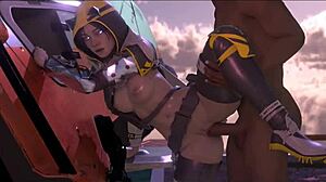 compilation asks, 'want to see licking, creampie, and monster cock?'