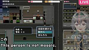 Crossdressing Character Flashes Outdoors In Anime Hentai Game Streaming