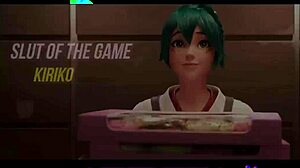 kiriko battles d-va in an intense hmv showdown