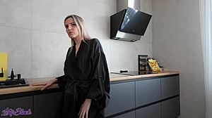 My stepmom caught me fucking Britney from Tantaly and helped me cum