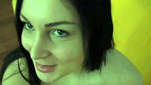 Amateur Gets Hardcore Porn Experience on Livecam with Blowjob and Tit Play During Casting Interview.