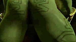 hey, check out this mortal kombat scene with kano and johnny cage getting intimate