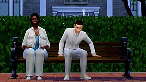 Sims 4 parody: SHEMALE MILF GROUP FUCKS in FOREST