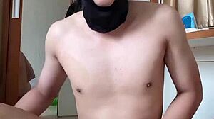 Why does this sexy shemale play anal with dildo?