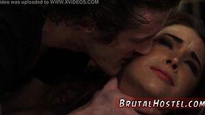 HUGE TITS TEEN FELICITY FELINE EXCITED BY DILDO WITH TOURISTS!