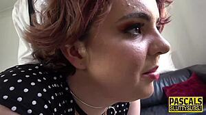 कोड़े खाई सबमिसिव को पस्कल व्हाइट ने जोरदार चोदा