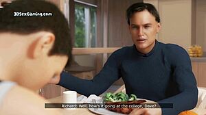 yo, my stepmom’s helping ease my tension in this wild 3d animation 😜