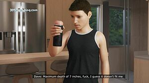 yo, my stepmom’s helping ease my tension in this wild 3d animation 😜