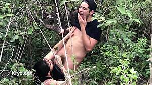 Wild Sex in the Woods Part 1 with Intense Gay Action