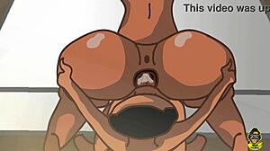 Fucking Anime Girlfriend Doggy Style With Big Ass