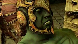 hey, check out this mortal kombat scene with kano and johnny cage getting intimate