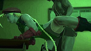 Street Fighter Cammy in 3D Hentai POV Fight with Big Ass