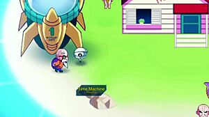 Kame Paradise 2 Vados Shows Master Roshi Huge Boobs