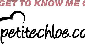 Petite Chloe Uses Vibrator for Pussy Orgasm