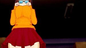 Velma Dinkley Solves a Mystery with Her Tight Pussy - Velma