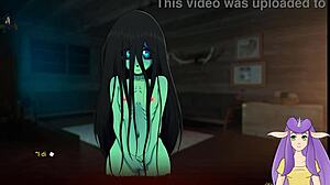 In Wet Nightmares Part 5, the monster reveals her big ass and small tits