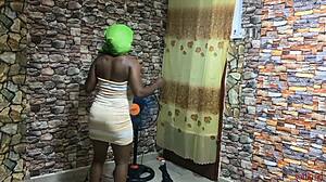 Latina Teen Moans As Rough Dick Cums On Her Ass.