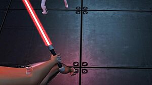 mera firelyte dances at the kitty club intergalactic sluts